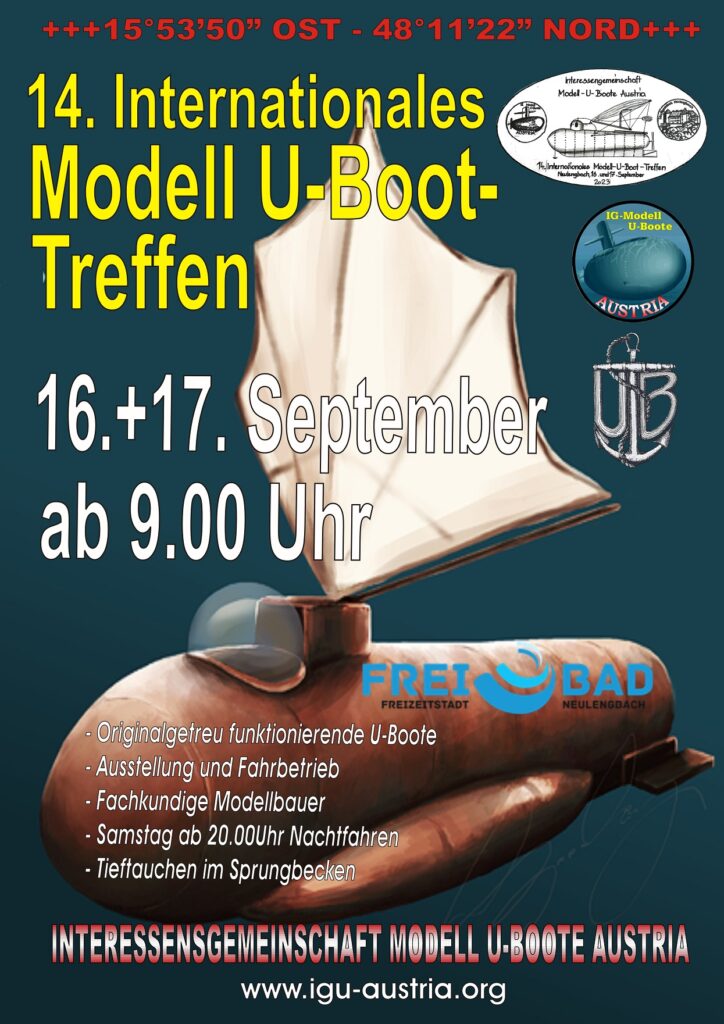 Internationales Modell-U-Boot-Treffen in Neulengbach